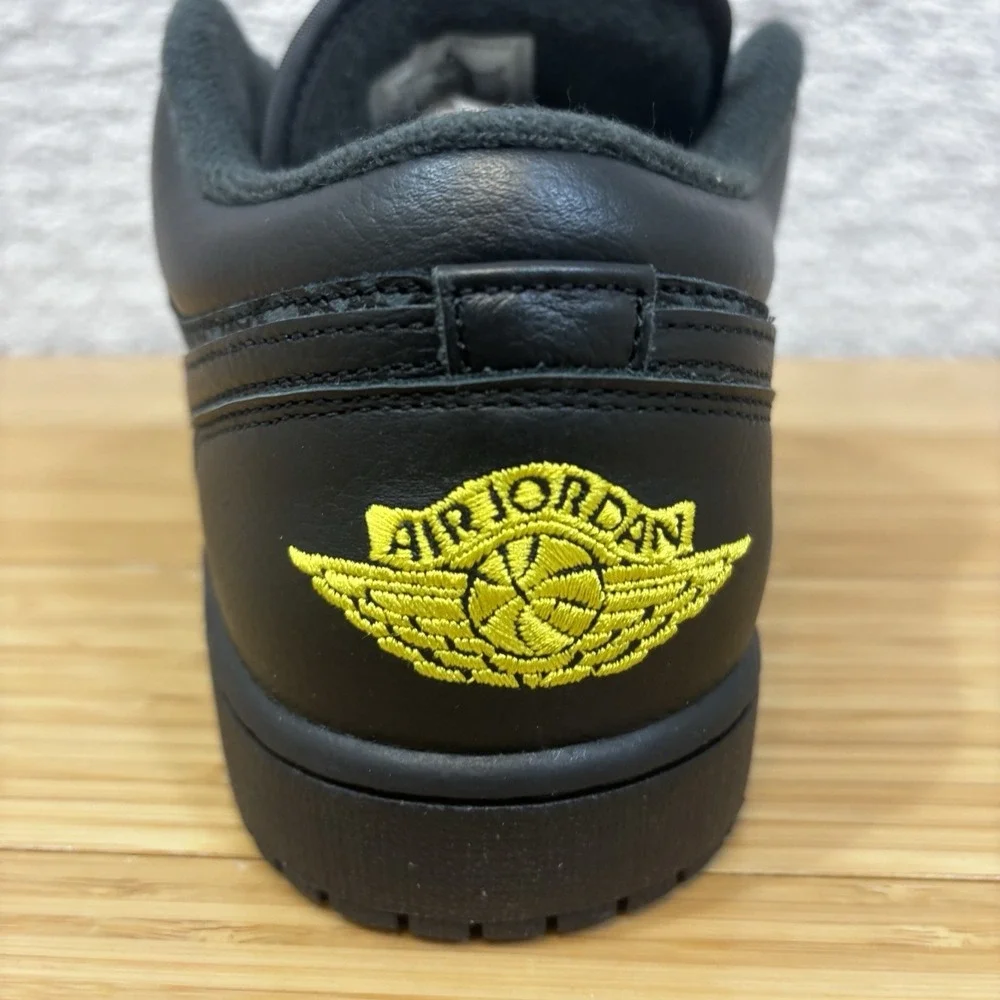 Nike Air Jordan 1 Low SE Black Anthracite Tour Yellow IM6568-010 Men's Size 12